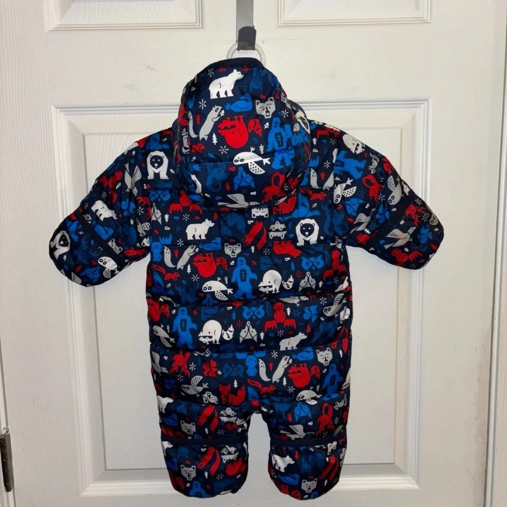 Columbia Infant Snowsuit with Animal Print